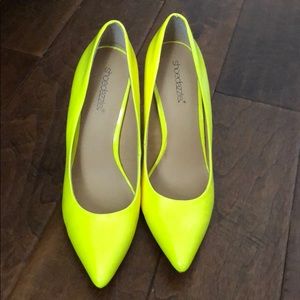 Shoedazzle Neon Pumps (Worn Once)